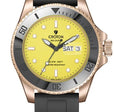 Sea Diver Rose/Yellow/Black | Yellow Dial