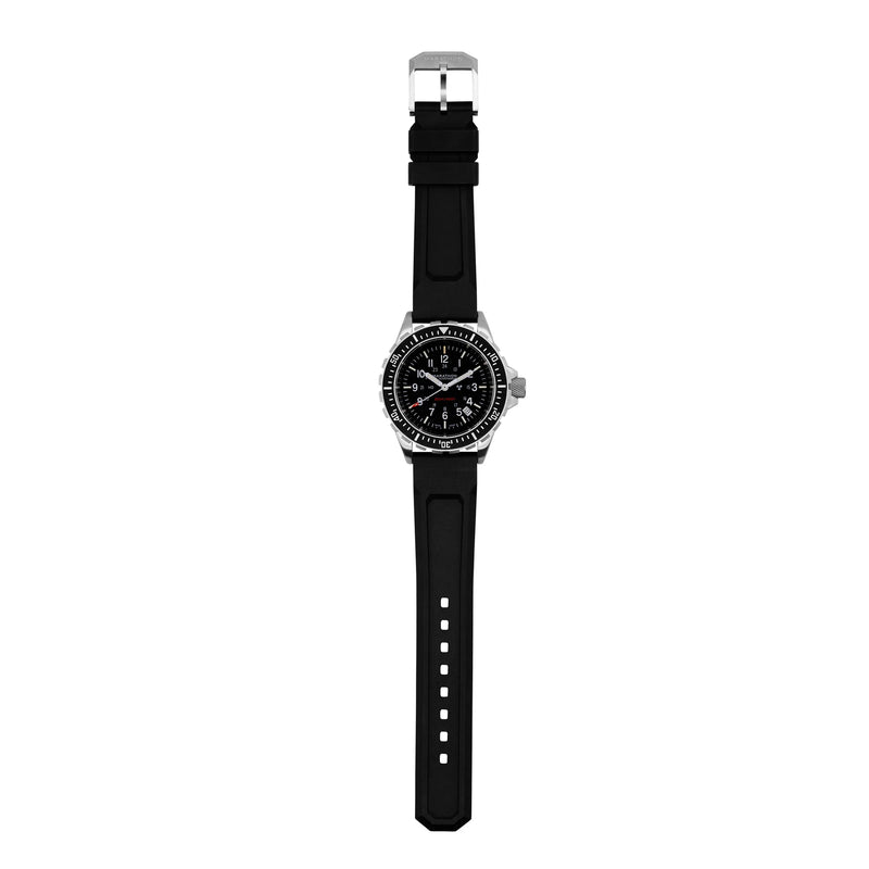 Dive SS/BKSS 3PC RUBBER (WW194007SS-0030) | Black Dial