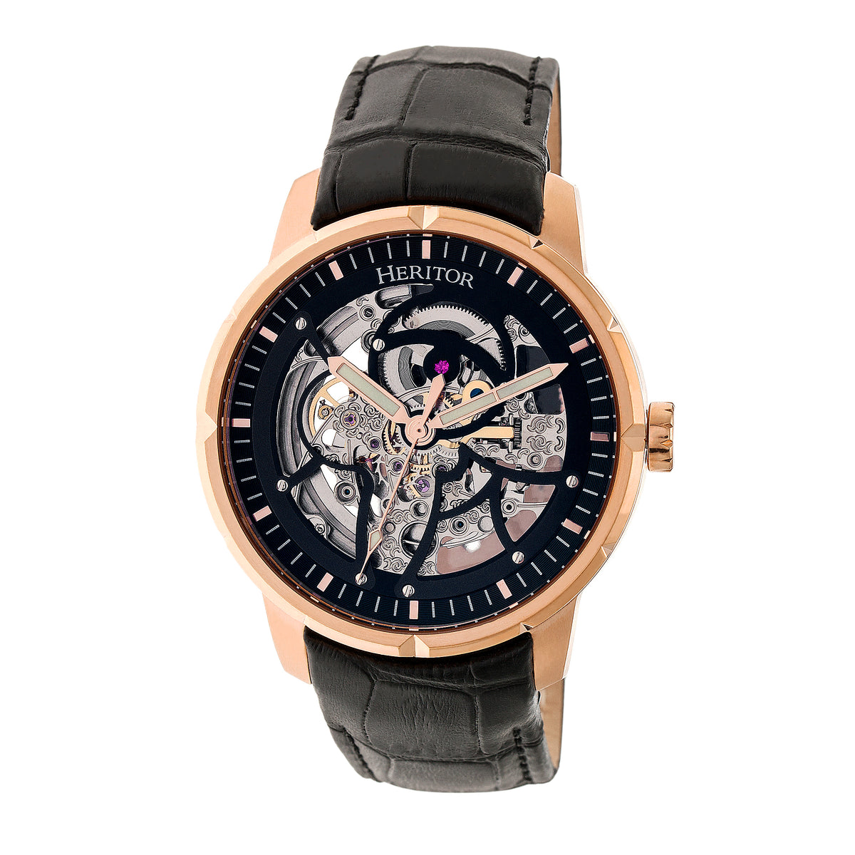 Ryder Black/Rose Gold Black Dial