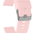Bandini SIL.122 | Mens Quick Release Grooved Silicone Heavy Duty Sports Watch Band - 22mm / Pink 22mm / Pink |  Dial