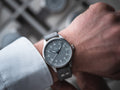 Augsburg Grau 42 Automatic / Leather Strap Gray Dial