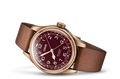 Bronze Pointer Date Red / Leather | Red Dial