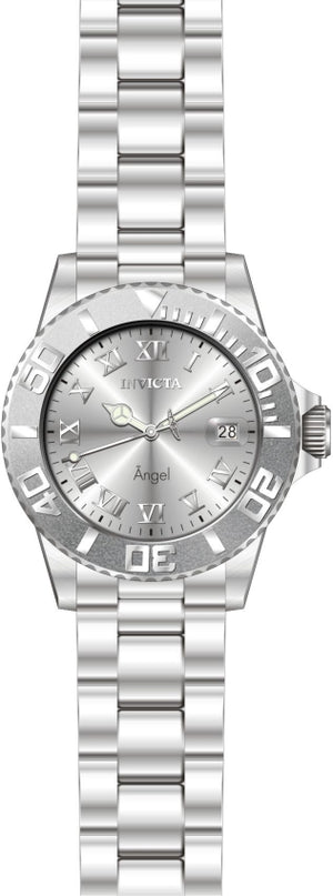 Angel Silver Dial / Silver Stainless Steel Bracelet Silver Dial