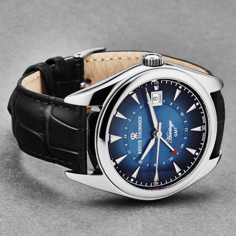 Heritage 21010.2435 / Blue | Blue Dial