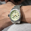 Tri-Hawk Tritium Green with Luminous Glow Green Dial