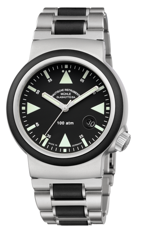 S.A.R. Rescue Timer Black / Bracelet | Black Dial
