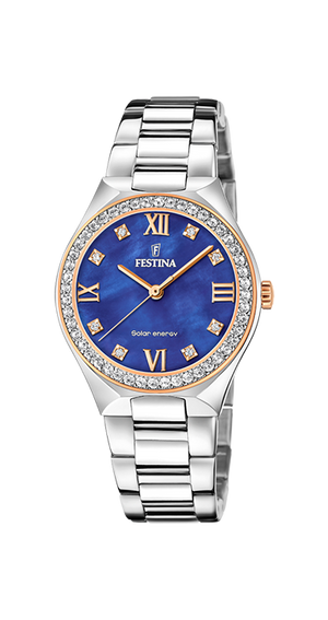 Solar Energy Blue / Stainless Steel Blue Dial