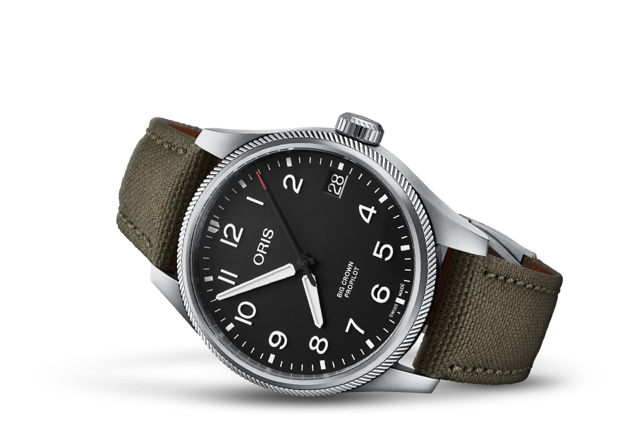 BIG CROWN PROPILOT BIG DATE Black / Green | Black Dial