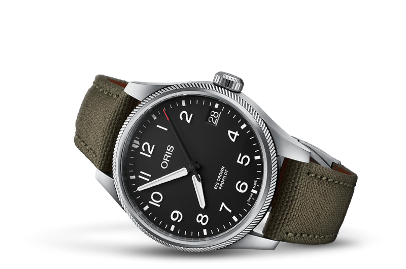BIG CROWN PROPILOT BIG DATE Black / Green | Black Dial