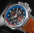 ATOMIC AGE OPPENHEIMER Blue/Leather | Blue Dial