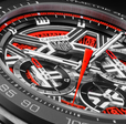 TAG HEUER CARRERA CHRONOGRAPH EXTREME SPORT 44MM, 100M, TITANIUM CASE, RED RUBBER BRACELET, SKELETON Red Skeleton Dial | Red Dial