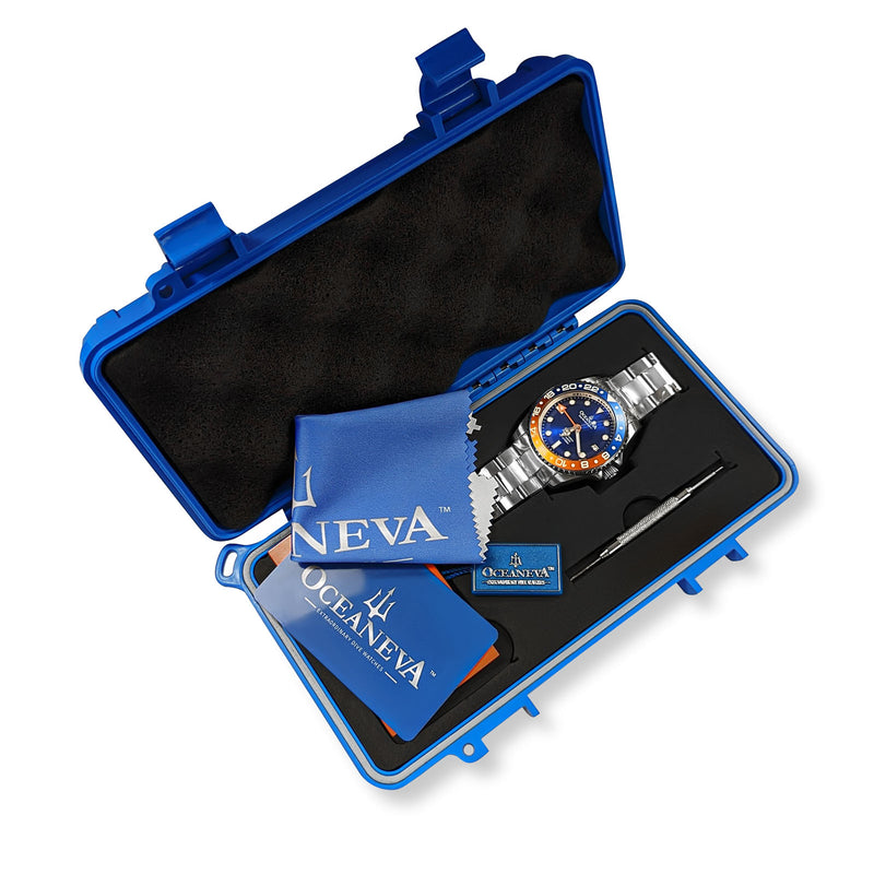 Deep Marine Explorer II Blue/Oranze Bezel | Blue Dial