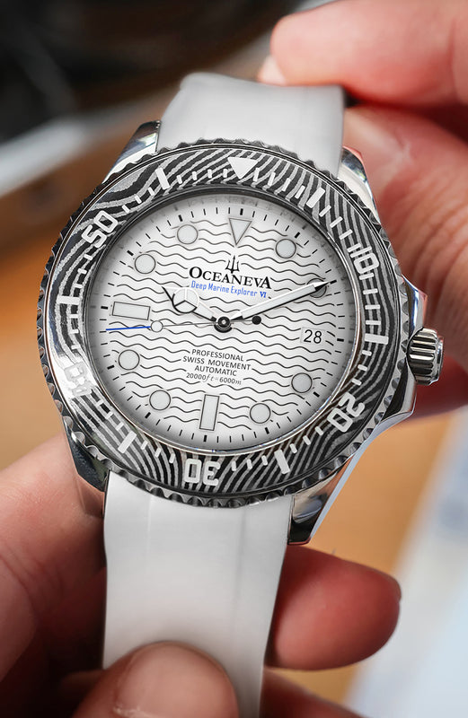 Deep Marine Explorer VI 6000m Grade 5 Titanium 6000m/WhiteDial | White Dial