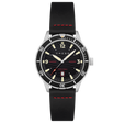 Cross Baskerville Quartz Black / Black Leather | Black Dial