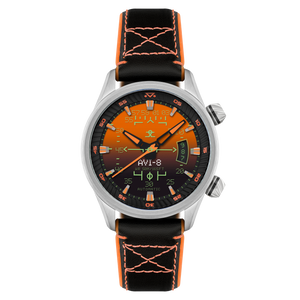 Hud Automatic Orange / Leather | Orange Dial