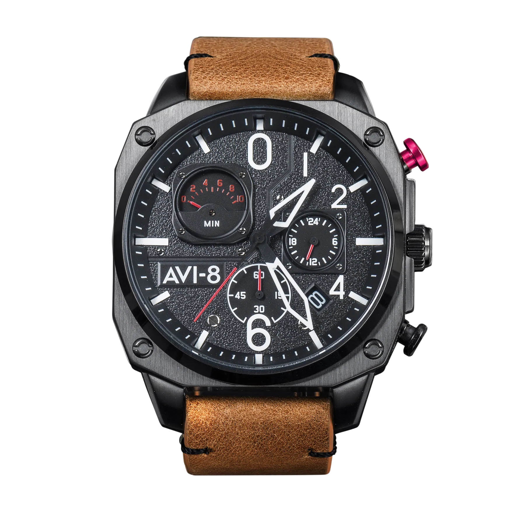 Hawker Hunter Retrograde Chronograph | Black Dial