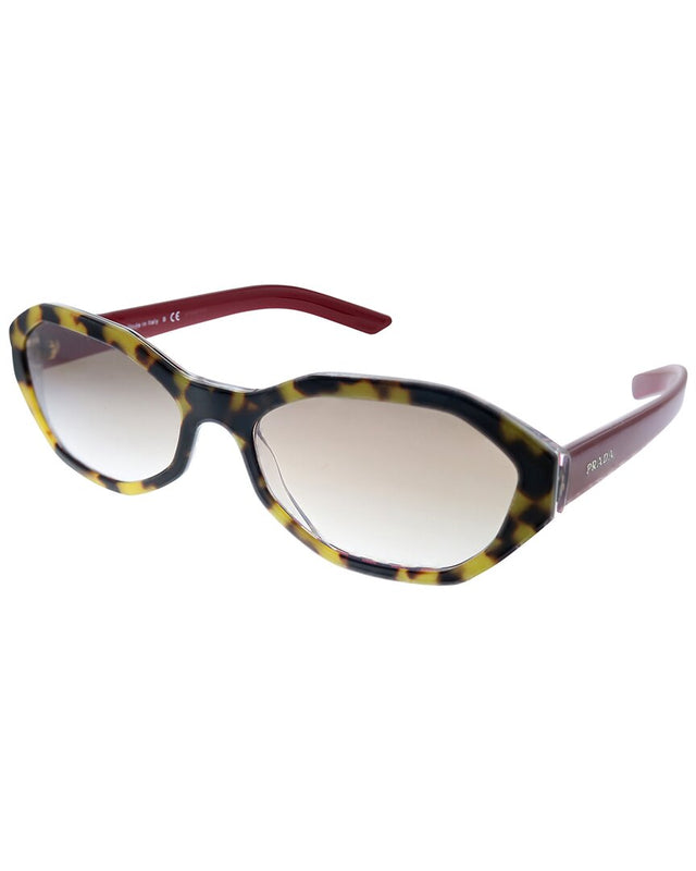 Fashion Medium Havana/Red Chess Frame, Clear Gradient Brown Mirror Silver Lens |  Dial