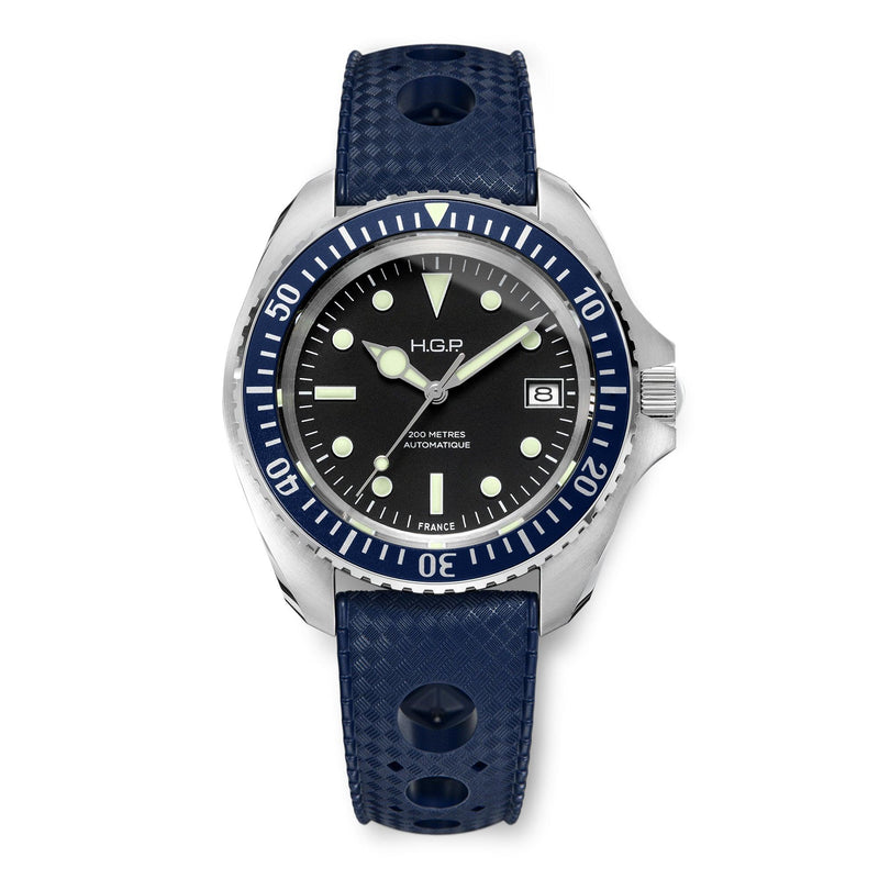 Diver 200M Automatic Diving Watch - Blue | Black Dial
