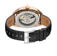 Five Points Gevril Selita SW200 Swiss Made Five Points Watch Italian Black Leather | Black Dial