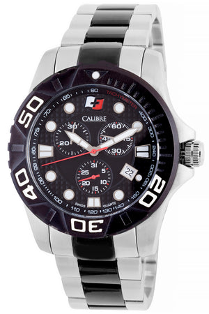 Akron Black-Two Tone Chronograph | Black Dial