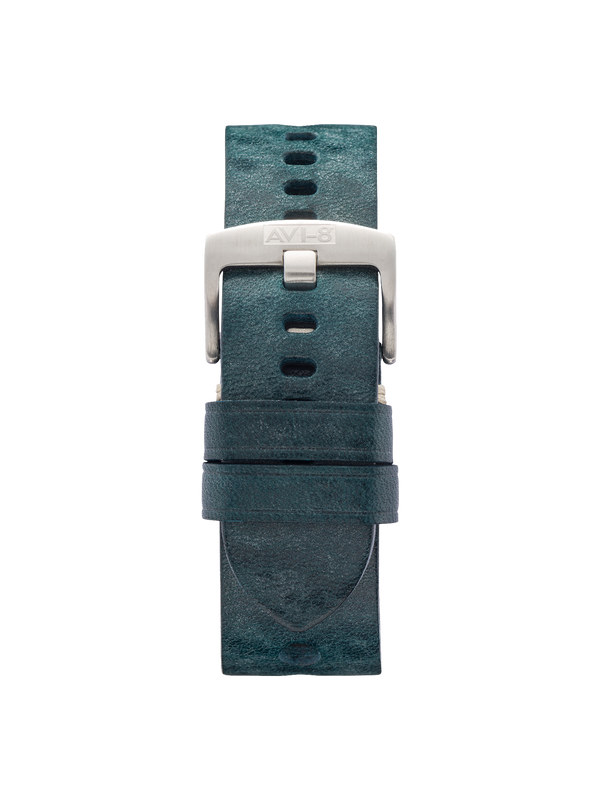 Rally Straps Green / Leather