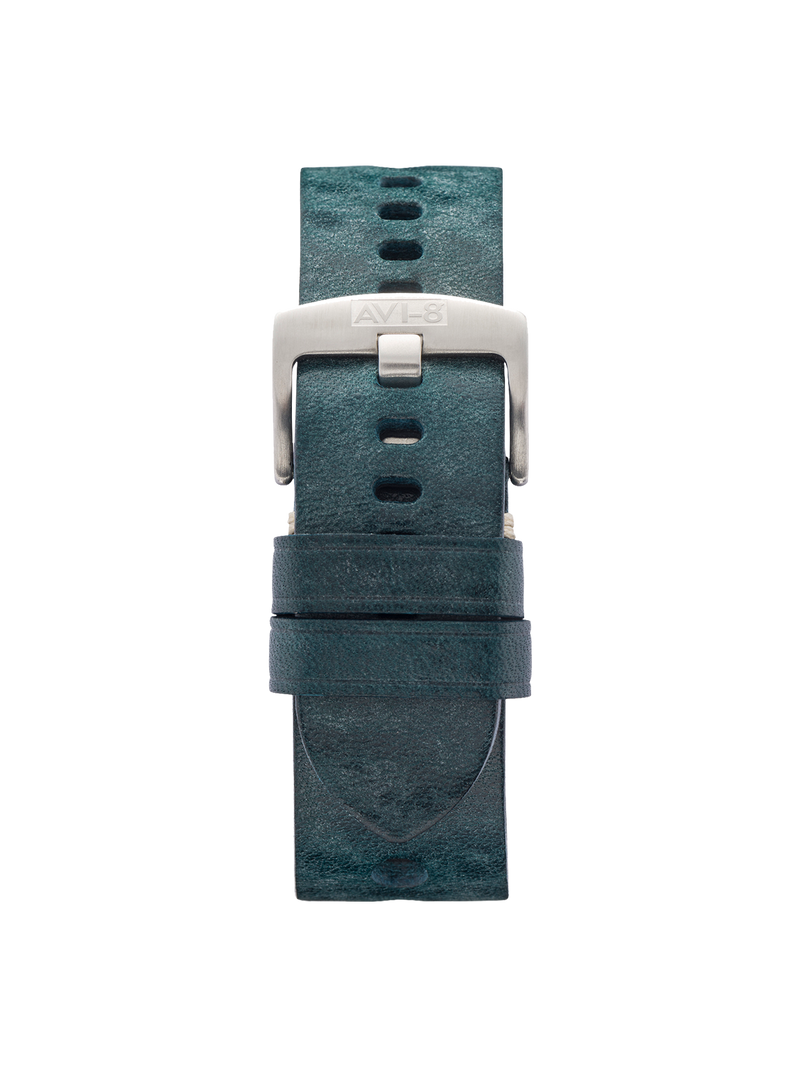 Rally Straps Green / Leather