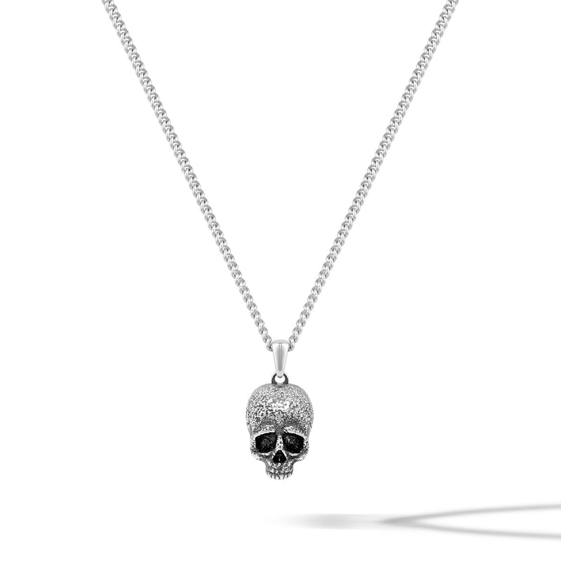 Memento Mori Pendant Sterling Silver