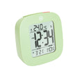 Compact Alarm Clock with Temperature and Date Clock, LCD, Alarm, Mini, Green (25/50)