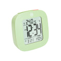 Compact Alarm Clock with Temperature and Date Clock, LCD, Alarm, Mini, Green (25/50)