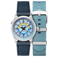 Wingman Worldtimer GMT Automatic Blue / Blue Leather | Blue Dial