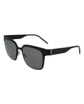 Fashion Black Frame, Silver Lens |  Dial