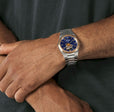 Riv Open Heart Blue / Stainless Steel | Blue Dial