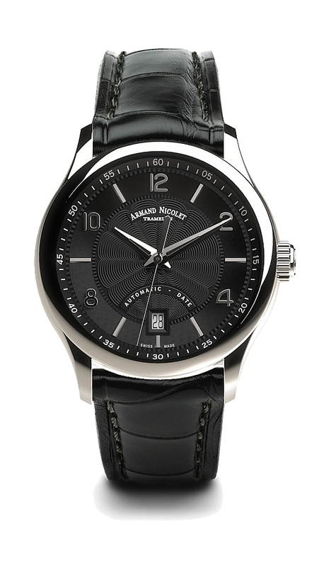 M02-4 Black/Black/Leather | Black Dial