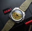 Altimeter Skeleton Automatic Green / Leather | Green Dial
