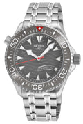 Hudson Yards Swiss Automatic Custom made SW220 - Day/Date display Diver watch, Grey Ceramic bezel, Unidirectional Rotating bezel. | Grey Dial