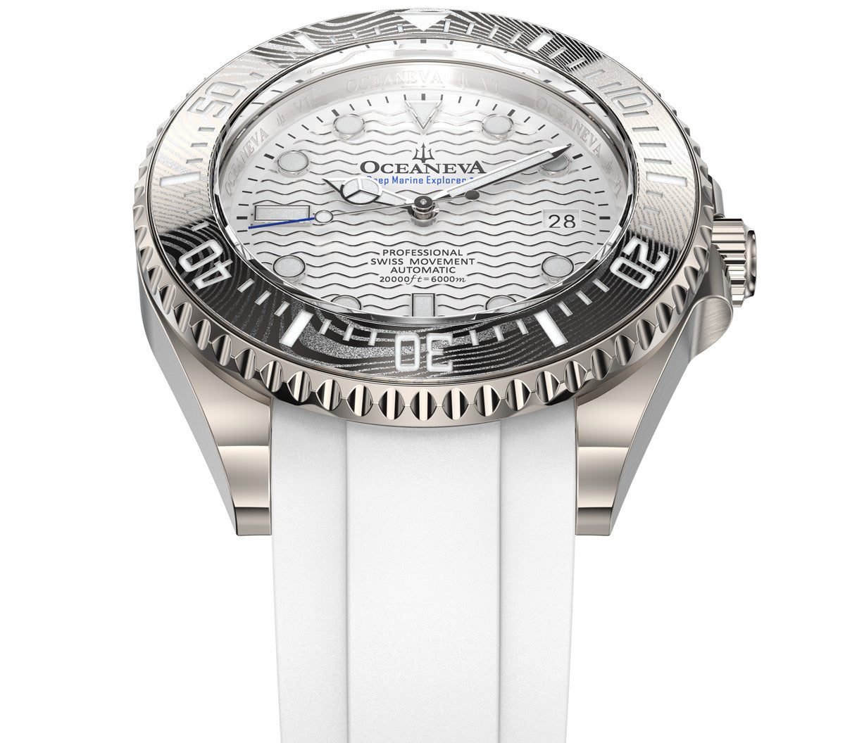 Deep Marine Explorer VI 6000m Grade 5 Titanium 6000m/WhiteDial | White Dial