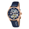 Thomas Earnshaw Longitude Automatic Skeleton Blue / Leather | Blue Dial