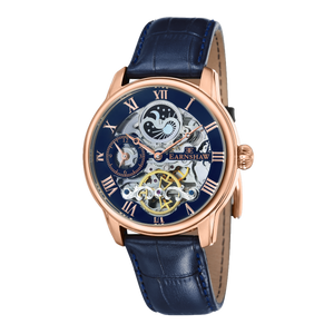 Thomas Earnshaw Longitude Automatic Skeleton Blue / Leather | Blue Dial