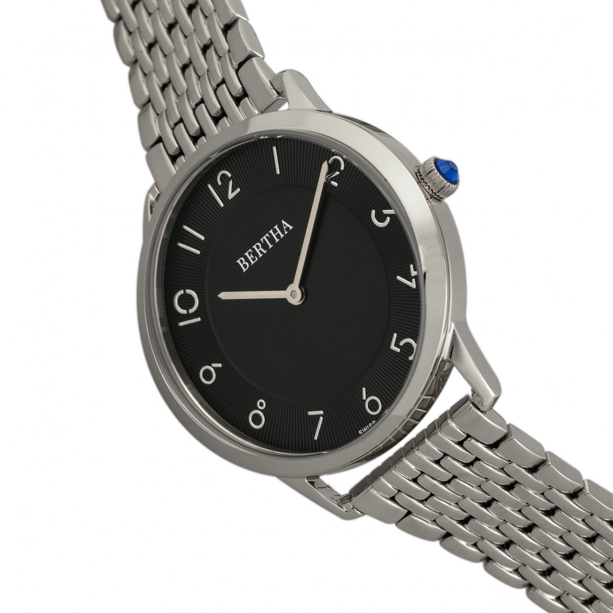 Abby Silver/Black | Black Dial
