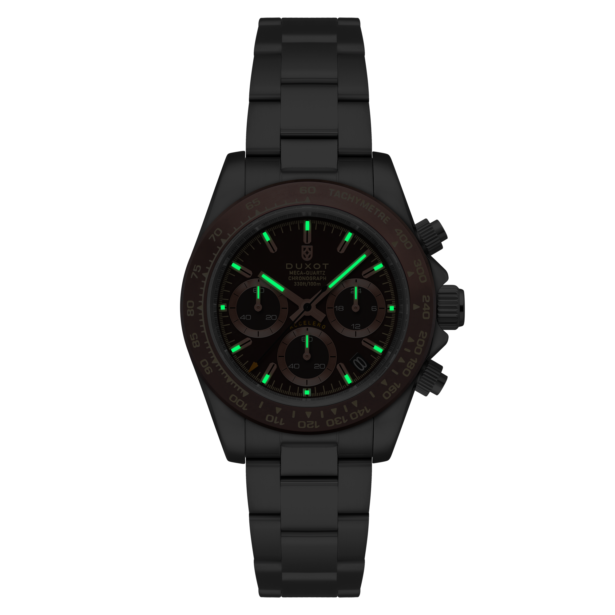 Accelero Chronograph Brown / Stainless Steel | Brown Dial