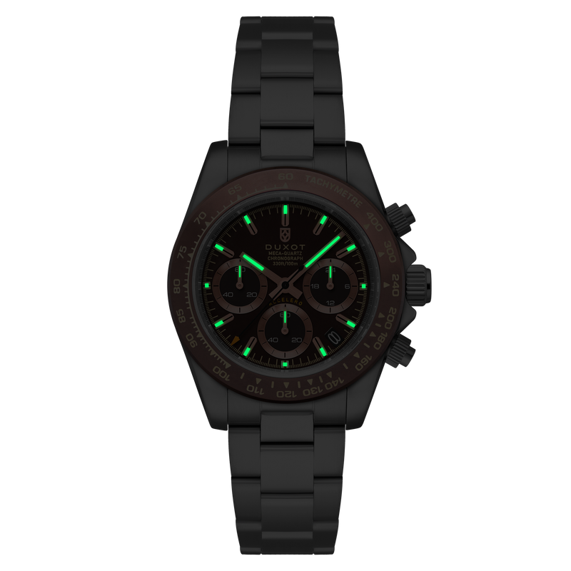 Accelero Chronograph Brown / Stainless Steel | Brown Dial
