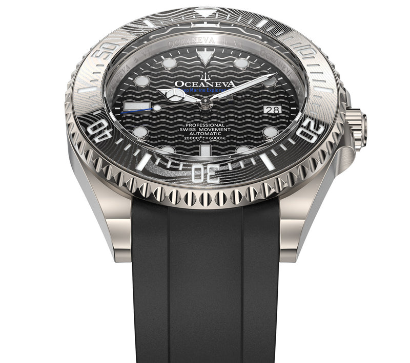 Deep Marine Explorer VI 6000m Grade 5 Titanium 6000m/BlackDial | Black Dial