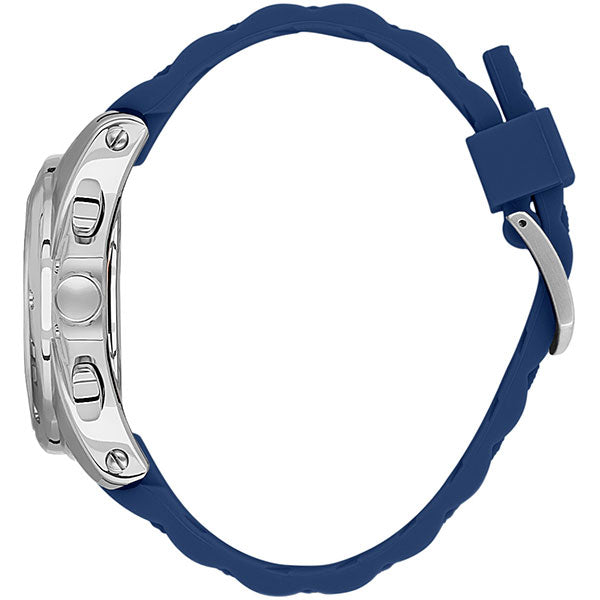 Exclusive - Spyder Racer - Silicone - DK13679 Silver / Blue | Blue Dial