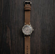 Cahill Automatic Grey / Leather | Black Dial