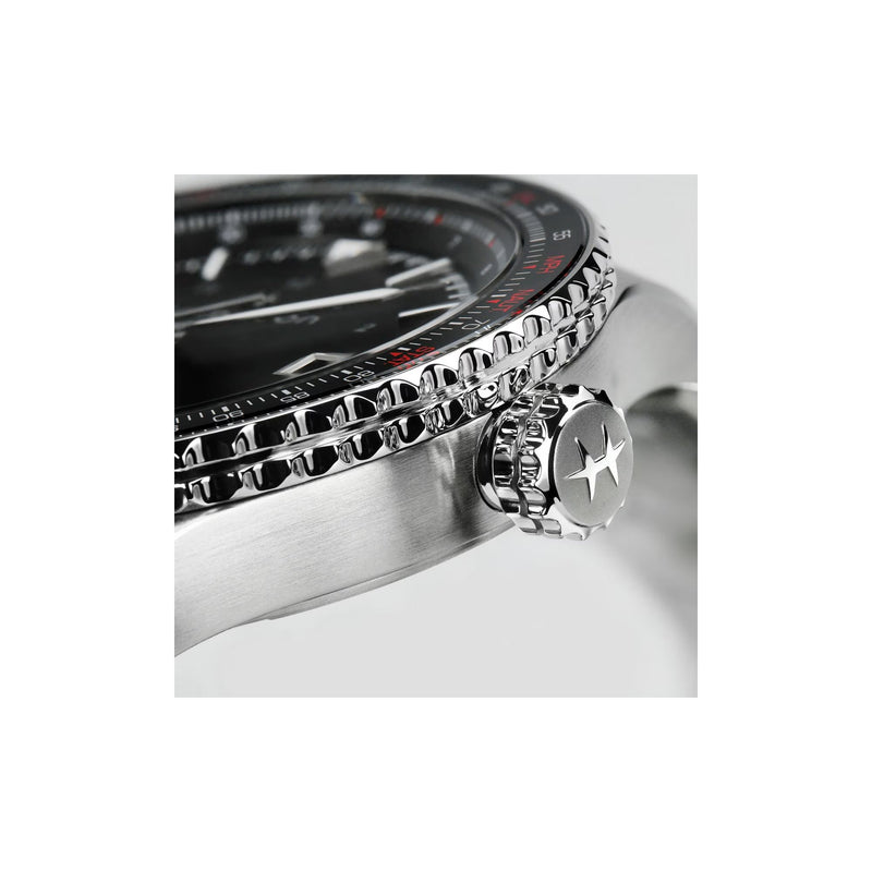 Khaki Aviation Silver/SS | Black Dial