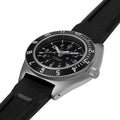 41MM STEEL NAVIGATOR W/ DATE AUTOMATIC (SSNAV-D AUTO) ON BLACK 3-PIECE RUBBER STRAP KIT AUTO SSNAV With Date on 11 Ballistic | Black Dial