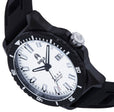 Reef Strap Watch w/Date Black/White | Silver Dial