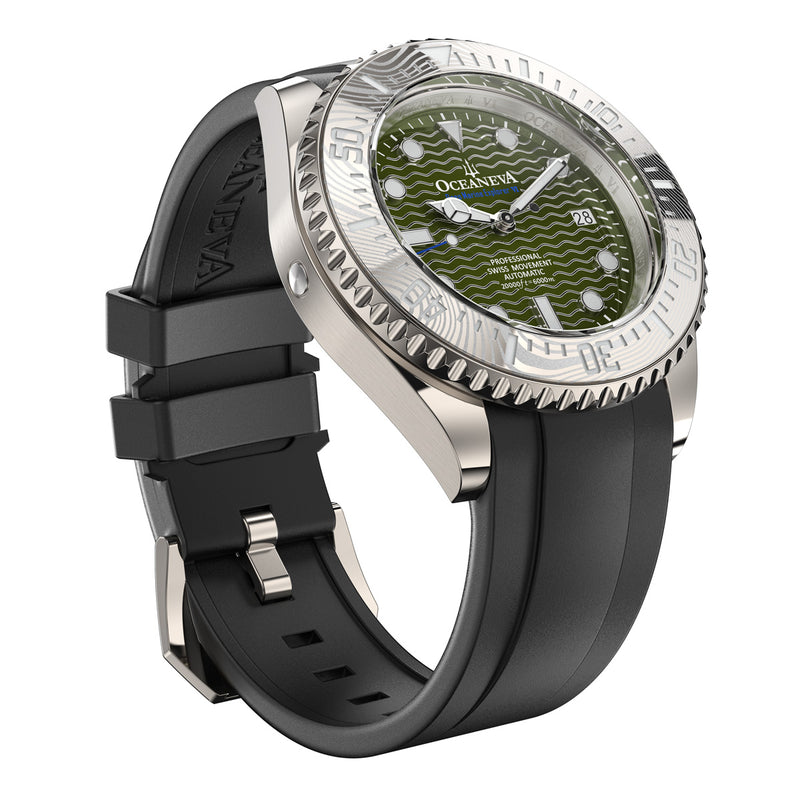 Deep Marine Explorer VI 6000m Grade 5 Titanium 6000m/ODGreenDial | Green Dial