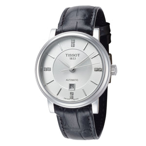 CARSON 30mm / Silver / Black | Silver Dial