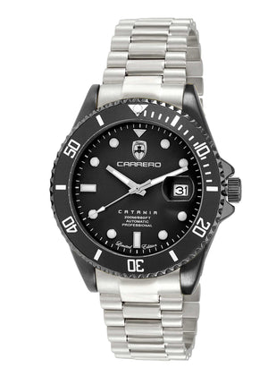 Catania-PD Black Dial / Steel Bracelet Black Dial
